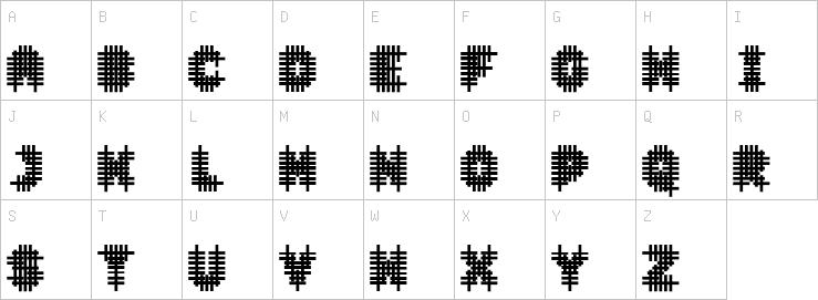 Uppercase characters