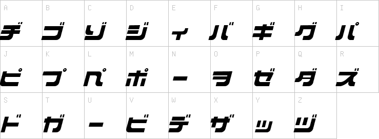 Uppercase characters