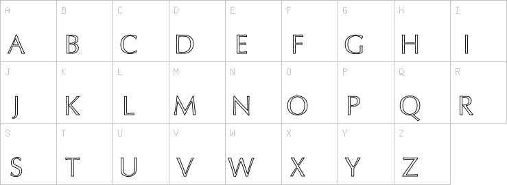 Uppercase characters