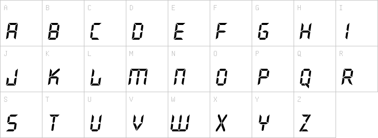 Uppercase characters