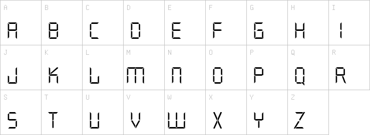 Uppercase characters