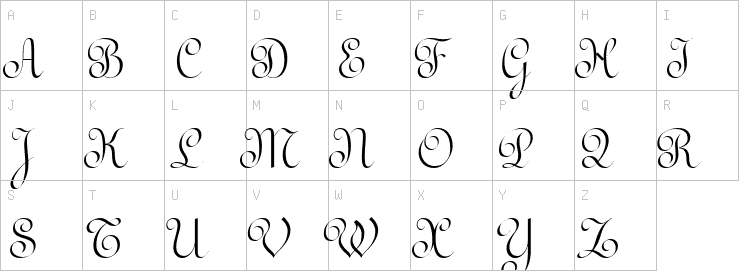 Uppercase characters