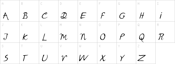 Uppercase characters