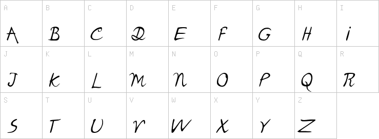 Uppercase characters