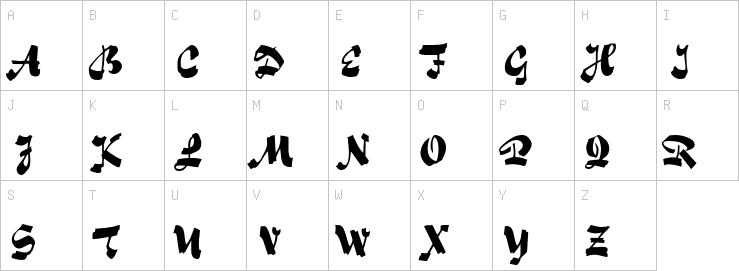 Uppercase characters