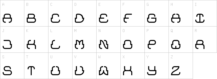 Uppercase characters