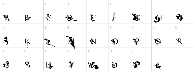 Uppercase characters