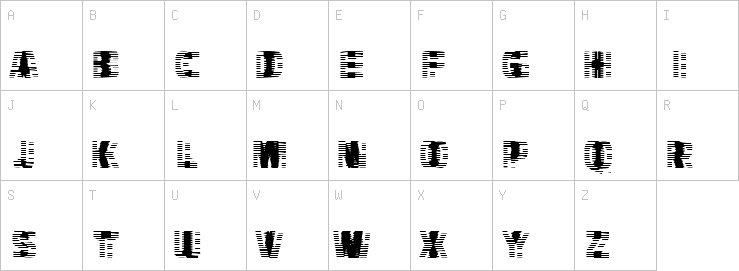 Uppercase characters