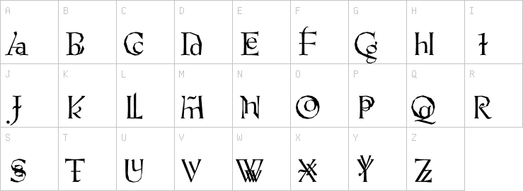 Uppercase characters