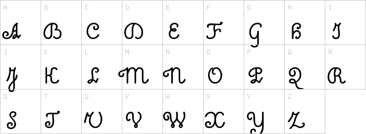 Uppercase characters