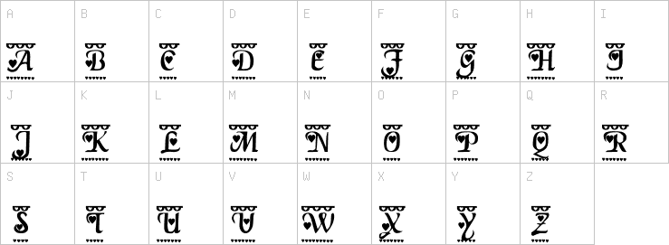 Uppercase characters