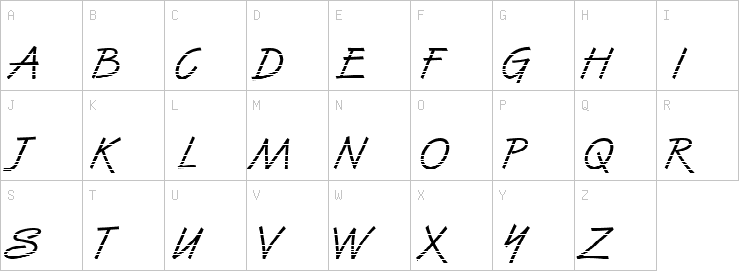 Uppercase characters