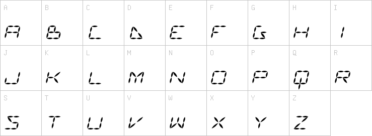 Uppercase characters