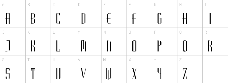 Uppercase characters