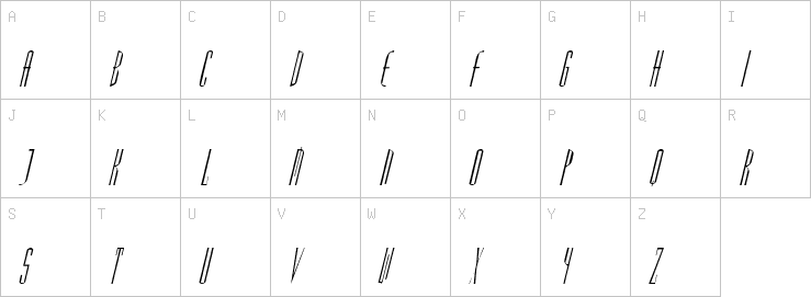 Uppercase characters