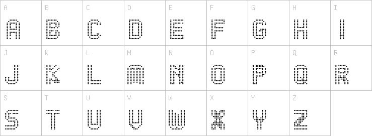 Uppercase characters