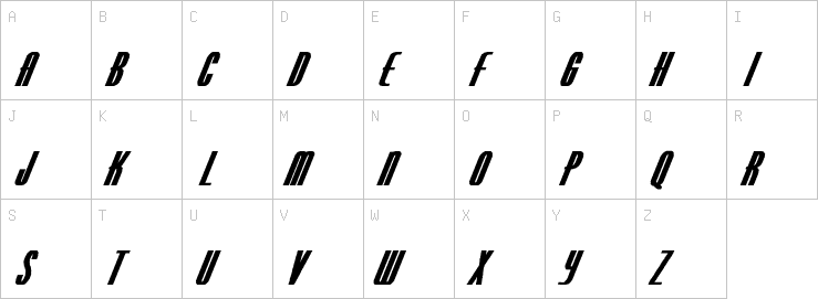 Uppercase characters