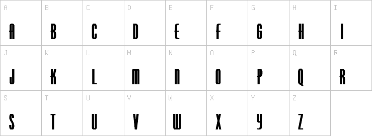 Uppercase characters