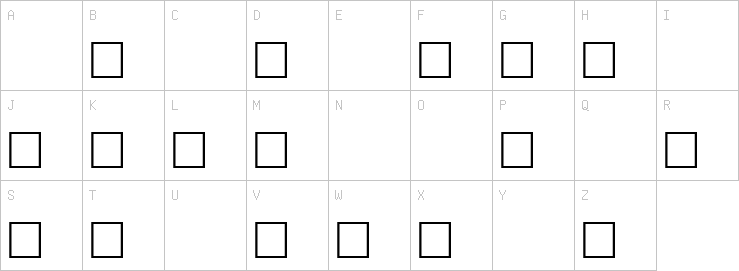 Uppercase characters