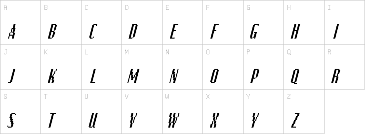 Uppercase characters