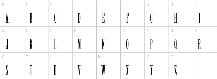 Uppercase characters