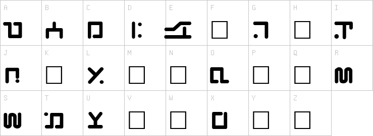 Uppercase characters