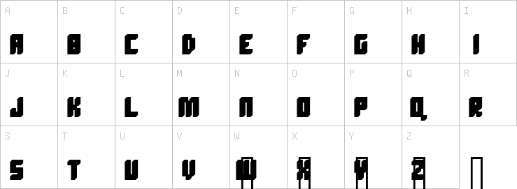 Uppercase characters