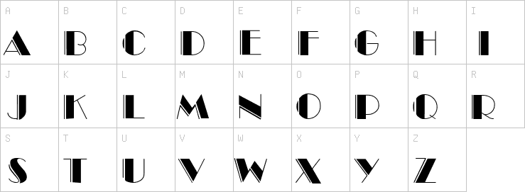 Uppercase characters