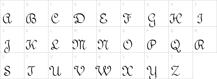 Uppercase characters