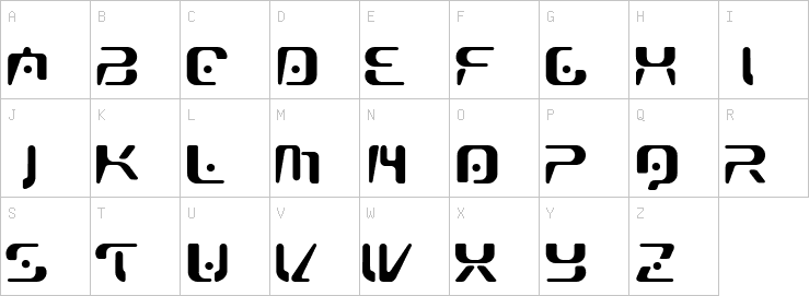 Uppercase characters