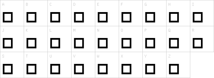 Uppercase characters