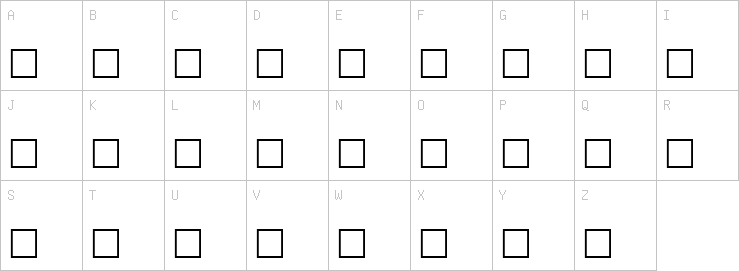 Uppercase characters