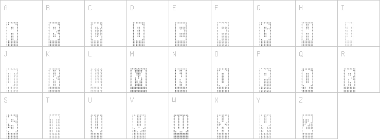 Uppercase characters