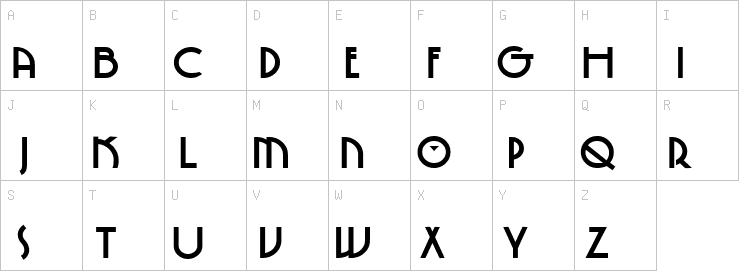 Uppercase characters