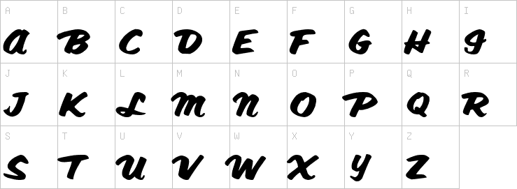 Uppercase characters