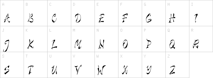 Uppercase characters