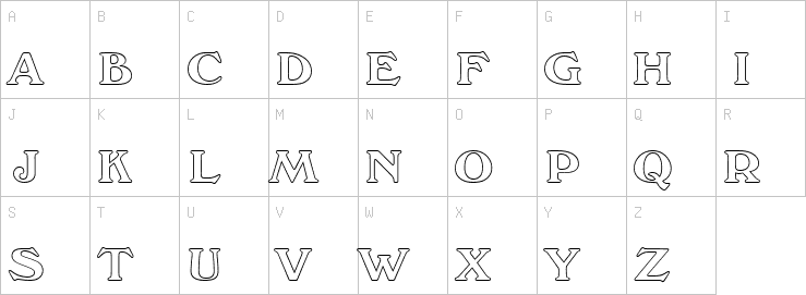 Uppercase characters