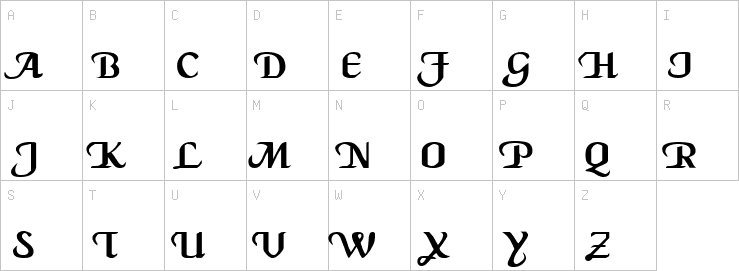 Uppercase characters