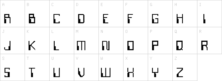 Uppercase characters