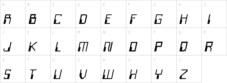 Uppercase characters