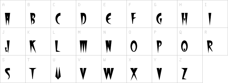 Uppercase characters