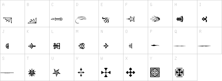 Uppercase characters