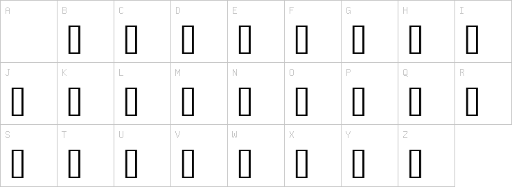 Uppercase characters