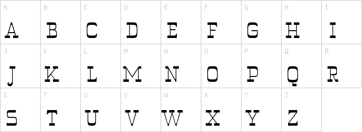 Uppercase characters