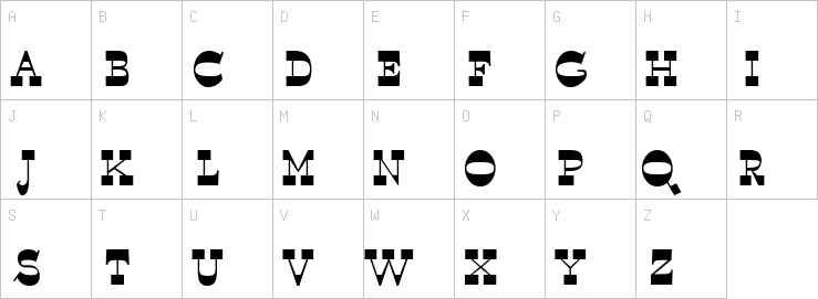 Uppercase characters