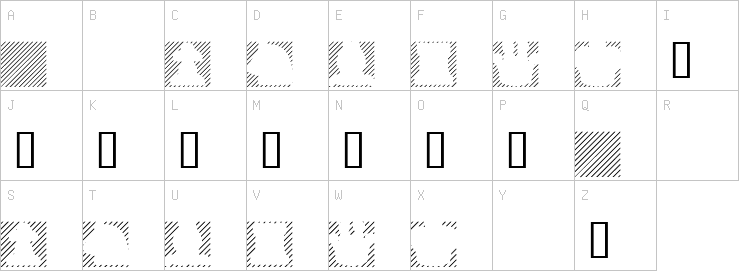 Uppercase characters