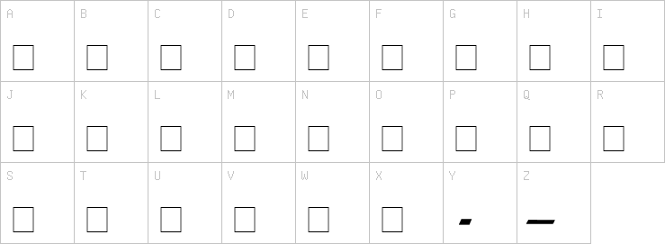 Uppercase characters