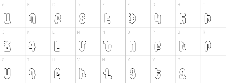 Uppercase characters