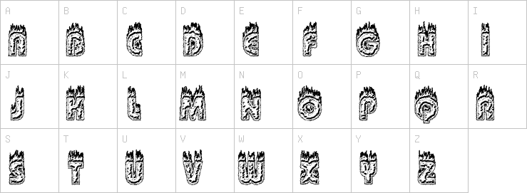 Uppercase characters