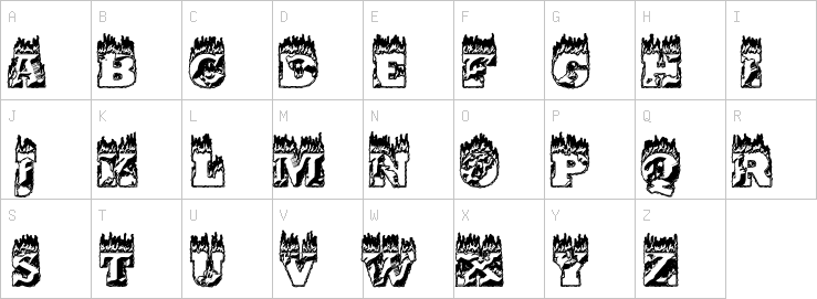 Uppercase characters